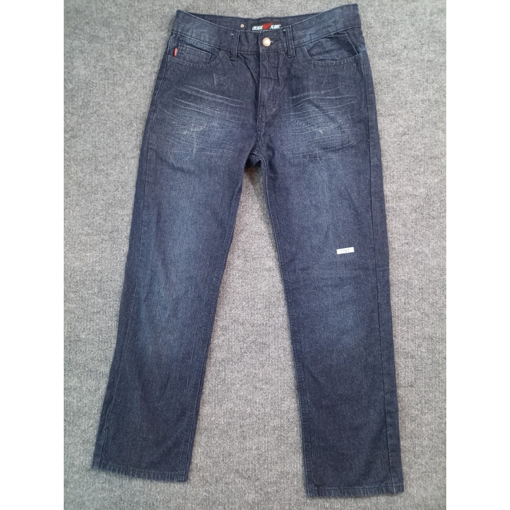 Culture Jeans Dark Wash Straight Leg Jeans Men's 32x30 Y2K Skater